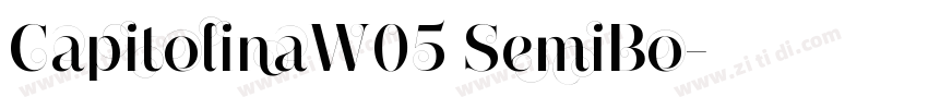 CapitolinaW05 SemiBo字体转换
